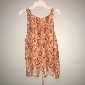 American Eagle Tank Top w/ Tie Up Back
